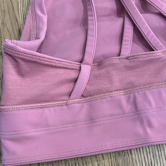 lululemon athletica High-Neck Sports Bralette in Dusty Rose - Picture 4 of 6
